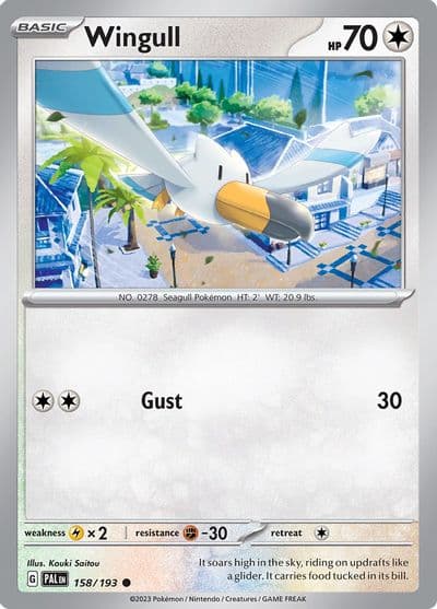 Wingull SV02: Paldea Evolved Pokemon card