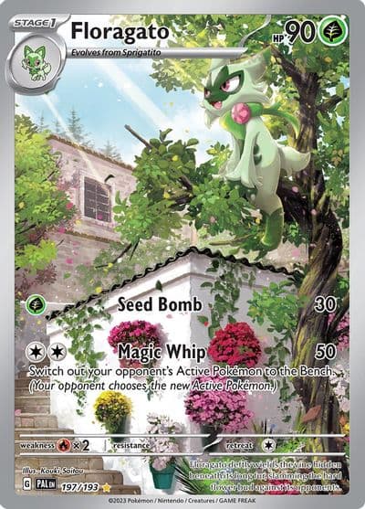 Floragato SV02: Paldea Evolved Pokemon card