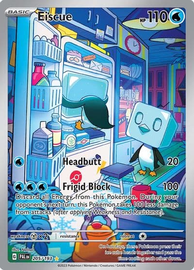 Eiscue SV02: Paldea Evolved Pokemon card