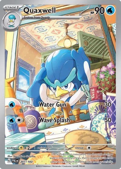 Quaxwell SV02: Paldea Evolved Pokemon card