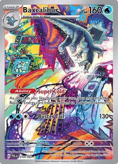 Baxcalibur SV02: Paldea Evolved Pokemon card