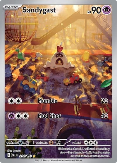Sandygast SV02: Paldea Evolved Pokemon card