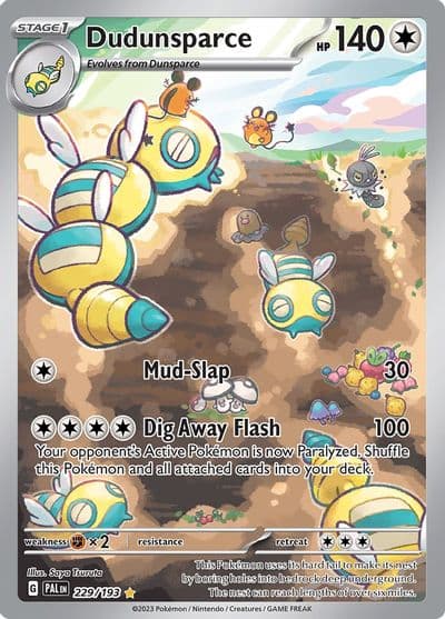 Dudunsparce SV02: Paldea Evolved Pokemon card