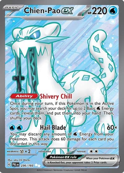Chien-Pao ex SV02: Paldea Evolved Pokemon card