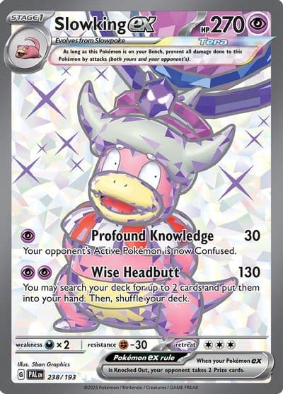 Slowking ex SV02: Paldea Evolved Pokemon card