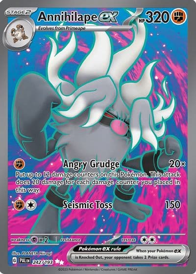 Annihilape ex SV02: Paldea Evolved Pokemon card