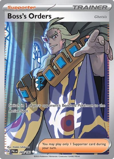 Boss's Orders SV02: Paldea Evolved Pokemon card
