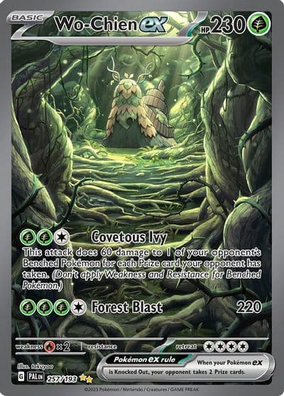 Wo-Chien ex SV02: Paldea Evolved Pokemon card