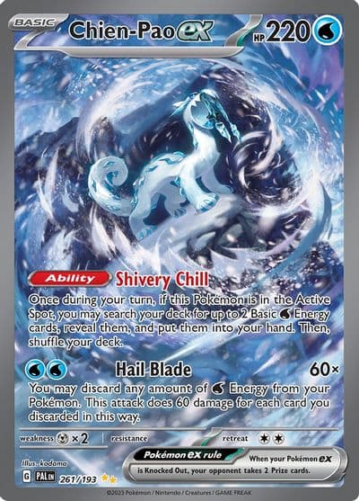 Chien-Pao ex SV02: Paldea Evolved Pokemon card