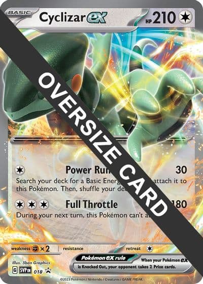 Cyclizar ex Jumbo Cards Pokemon card