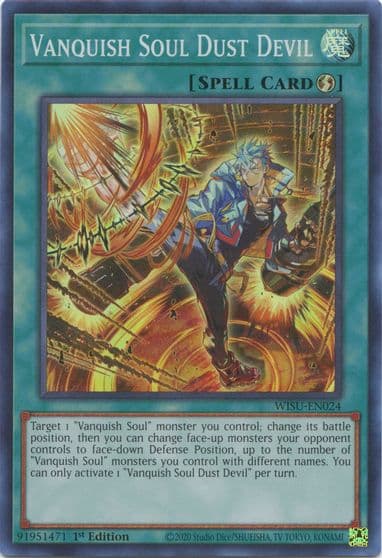 Vanquish Soul Dust Devil Wild Survivors Yu-Gi-Oh! card