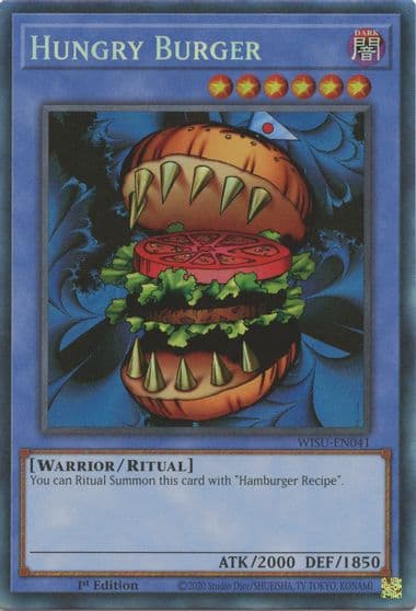 Hungry Burger CR Wild Survivors Yu-Gi-Oh! card