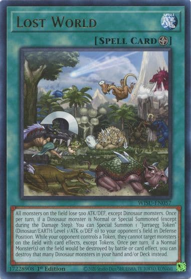 Lost World Wild Survivors Yu-Gi-Oh! card