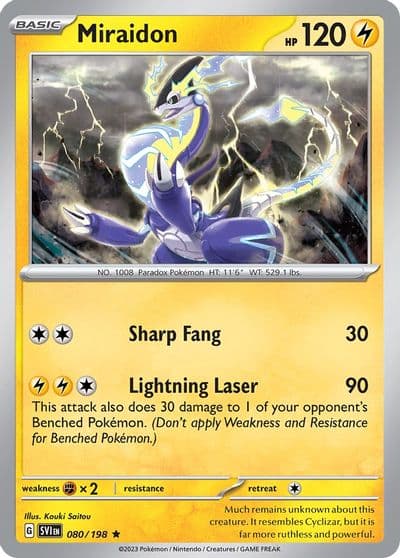 Miraidon Deck Exclusives Pokemon card