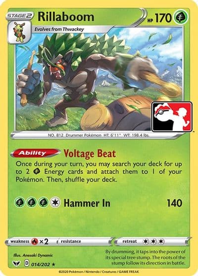 Rillaboom Prize Pack Series Cards Pokemon card