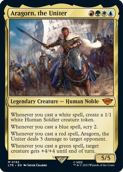 Aragorn the Uniter Universes Beyond: The Lord of the Rings: Tales of Middle-earth Magic card