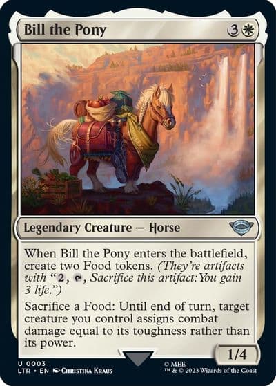 Bill the Pony Universes Beyond: The Lord of the Rings: Tales of Middle-earth Magic card