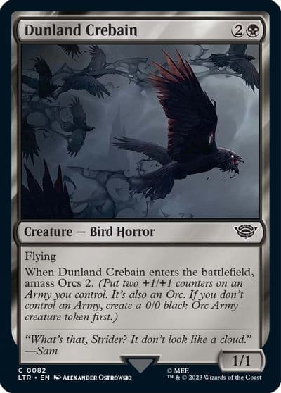Dunland Crebain Universes Beyond: The Lord of the Rings: Tales of Middle-earth Magic card