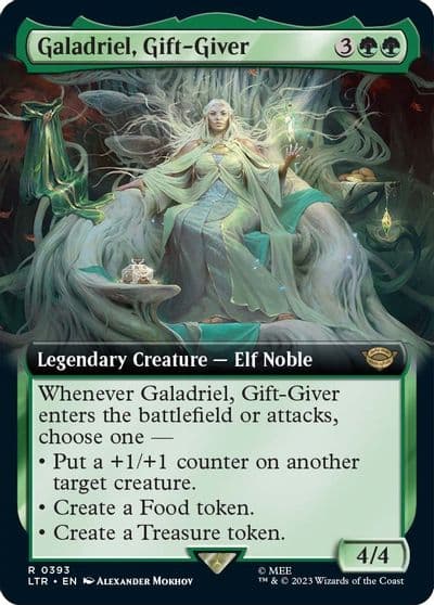 Galadriel Gift Giver Extended Art Universes Beyond: The Lord of the Rings: Tales of Middle-earth Magic card