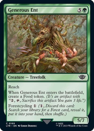 Generous Ent Universes Beyond: The Lord of the Rings: Tales of Middle-earth Magic card