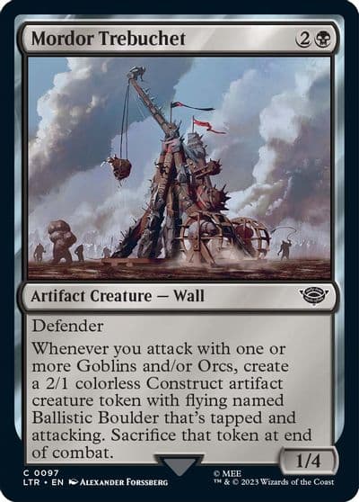 Mordor Trebuchet Universes Beyond: The Lord of the Rings: Tales of Middle-earth Magic card