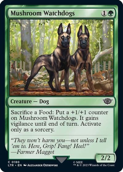 Mushroom Watchdogs Universes Beyond: The Lord of the Rings: Tales of Middle-earth Magic card