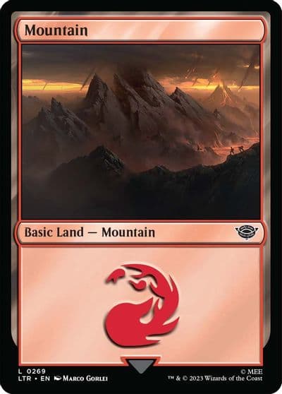 Mountain 0269 Universes Beyond: The Lord of the Rings: Tales of Middle-earth Magic card