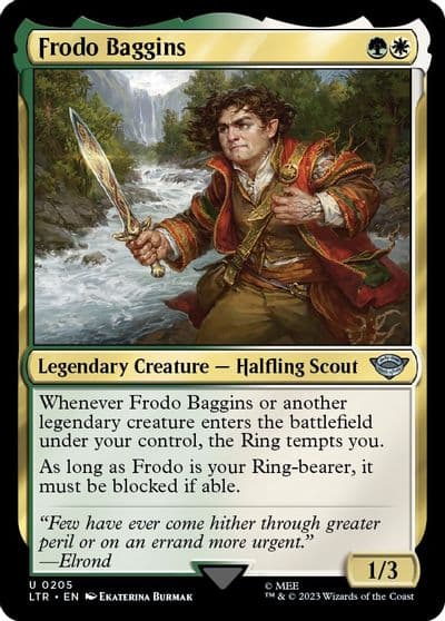 Frodo Baggins Universes Beyond: The Lord of the Rings: Tales of Middle-earth Magic card