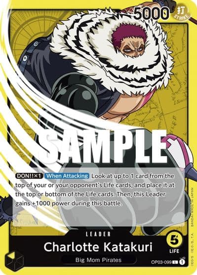 Charlotte Katakuri 099 Pillars of Strength One Piece card
