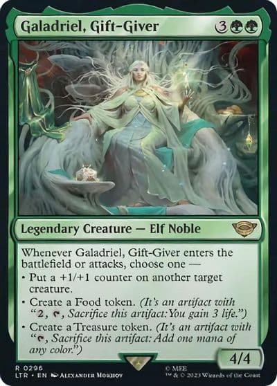 Galadriel Gift Giver Universes Beyond: The Lord of the Rings: Tales of Middle-earth Magic card