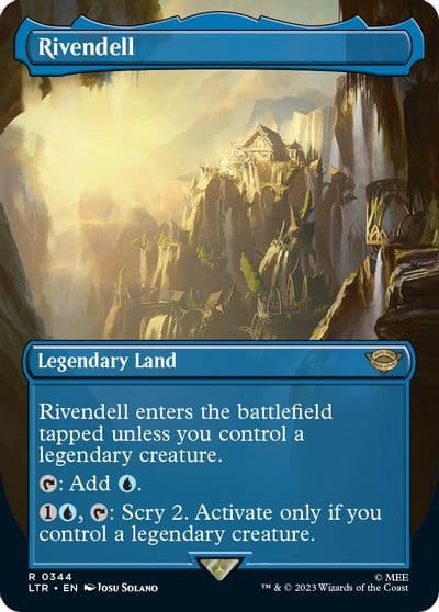 Rivendell Borderless Universes Beyond: The Lord of the Rings: Tales of Middle-earth Magic card