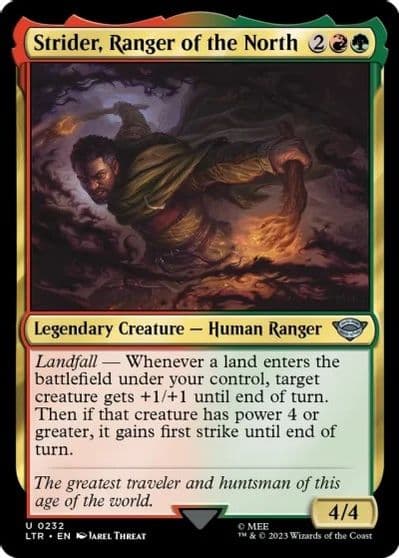 Strider Ranger of the North Universes Beyond: The Lord of the Rings: Tales of Middle-earth Magic card