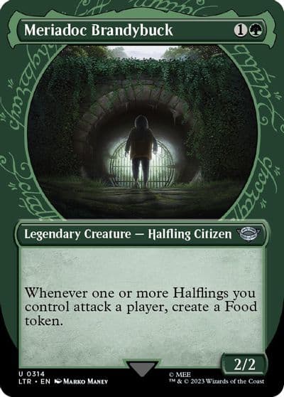 Meriadoc Brandybuck Showcase Universes Beyond: The Lord of the Rings: Tales of Middle-earth Magic card