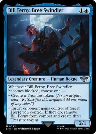 Bill Ferny Bree Swindler Universes Beyond: The Lord of the Rings: Tales of Middle-earth Magic card