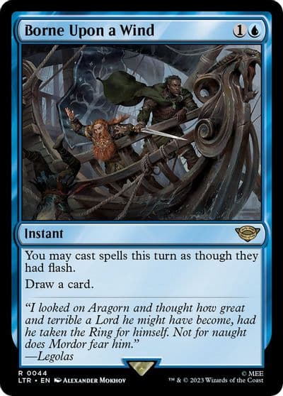 Borne Upon a Wind Universes Beyond: The Lord of the Rings: Tales of Middle-earth Magic card