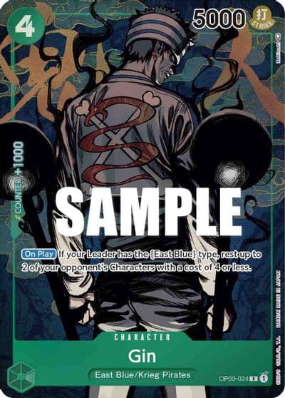 Gin Alternate Art Pillars of Strength One Piece card
