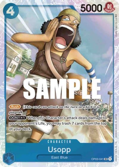 Usopp Pillars of Strength One Piece card