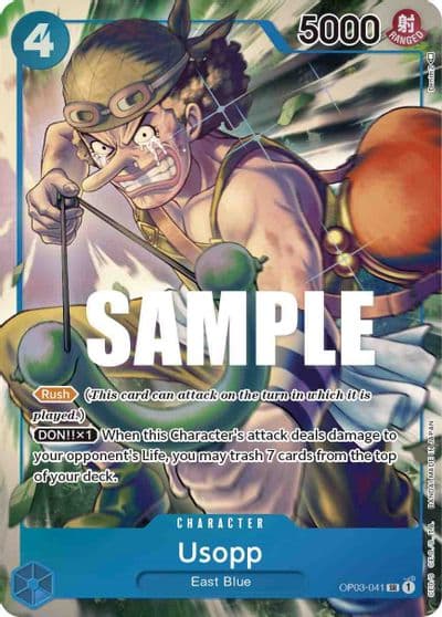 Usopp Alternate Art Pillars of Strength One Piece card