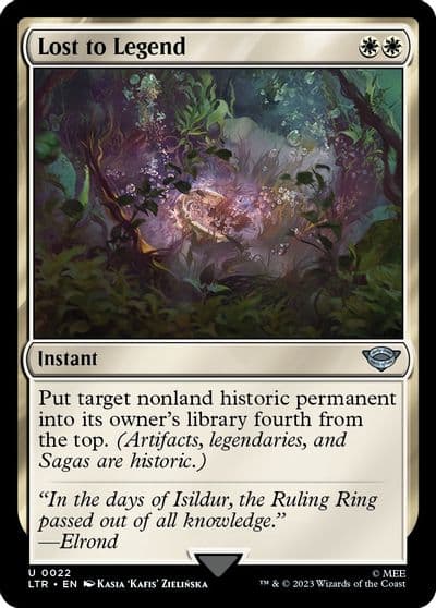 Lost to Legend Universes Beyond: The Lord of the Rings: Tales of Middle-earth Magic card