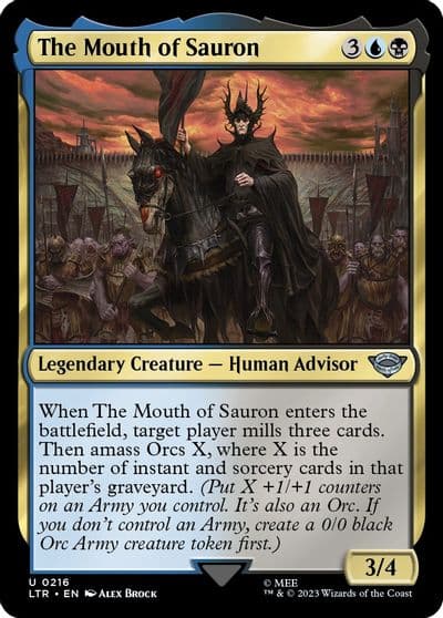 The Mouth of Sauron Universes Beyond: The Lord of the Rings: Tales of Middle-earth Magic card