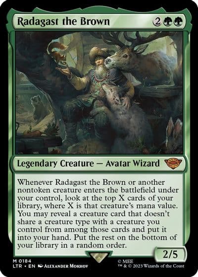 Radagast the Brown Universes Beyond: The Lord of the Rings: Tales of Middle-earth Magic card