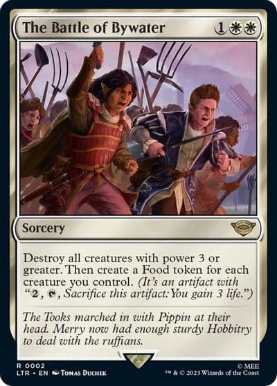 The Battle of Bywater Universes Beyond: The Lord of the Rings: Tales of Middle-earth Magic card