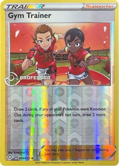 Gym Trainer (2022) Professor Program Promos Pokemon card