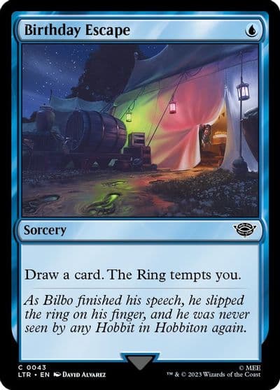 Birthday Escape Universes Beyond: The Lord of the Rings: Tales of Middle-earth Magic card