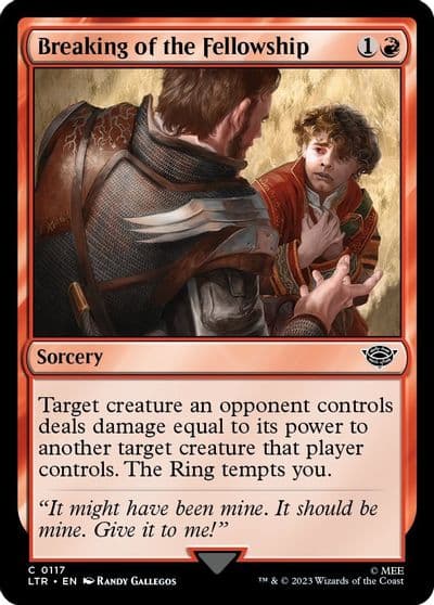 Breaking of the Fellowship Universes Beyond: The Lord of the Rings: Tales of Middle-earth Magic card