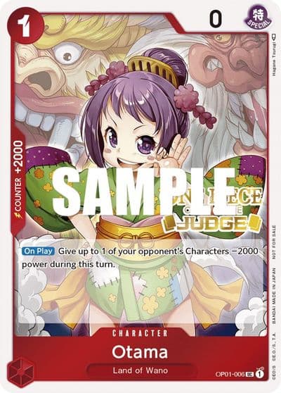 Otama Judge One Piece Promotion Cards One Piece card