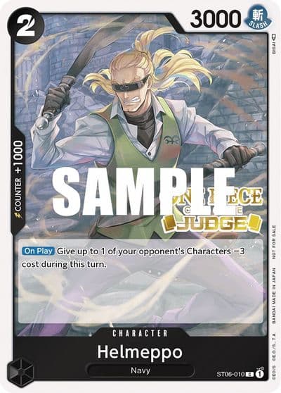 Helmeppo Judge One Piece Promotion Cards One Piece card