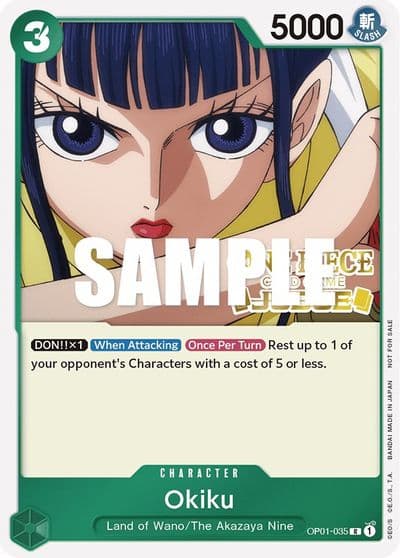 Okiku Judge One Piece Promotion Cards One Piece card