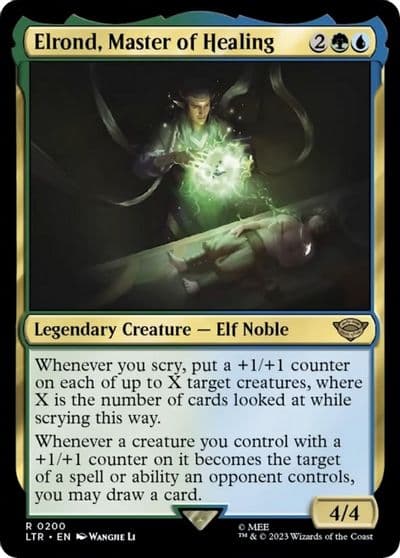 Elrond Master of Healing Universes Beyond: The Lord of the Rings: Tales of Middle-earth Magic card