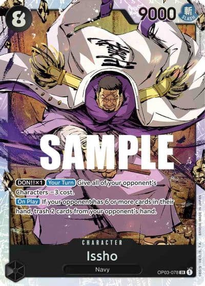 Issho Pillars of Strength One Piece card